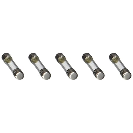 1A AGC Series Glass Cartridge Fuse, 5PK